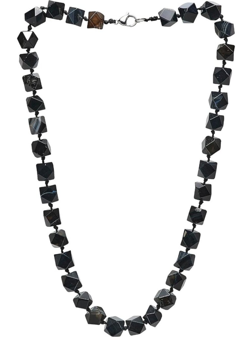 Handmade Gemstone Beaded Necklace - 11mm Rose Quartz, Tiger Eye, Aventurine